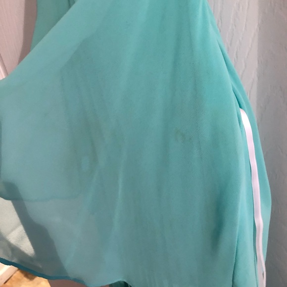 B. Darlin Mint Green Gown Size 12 - Picture 5 of 6